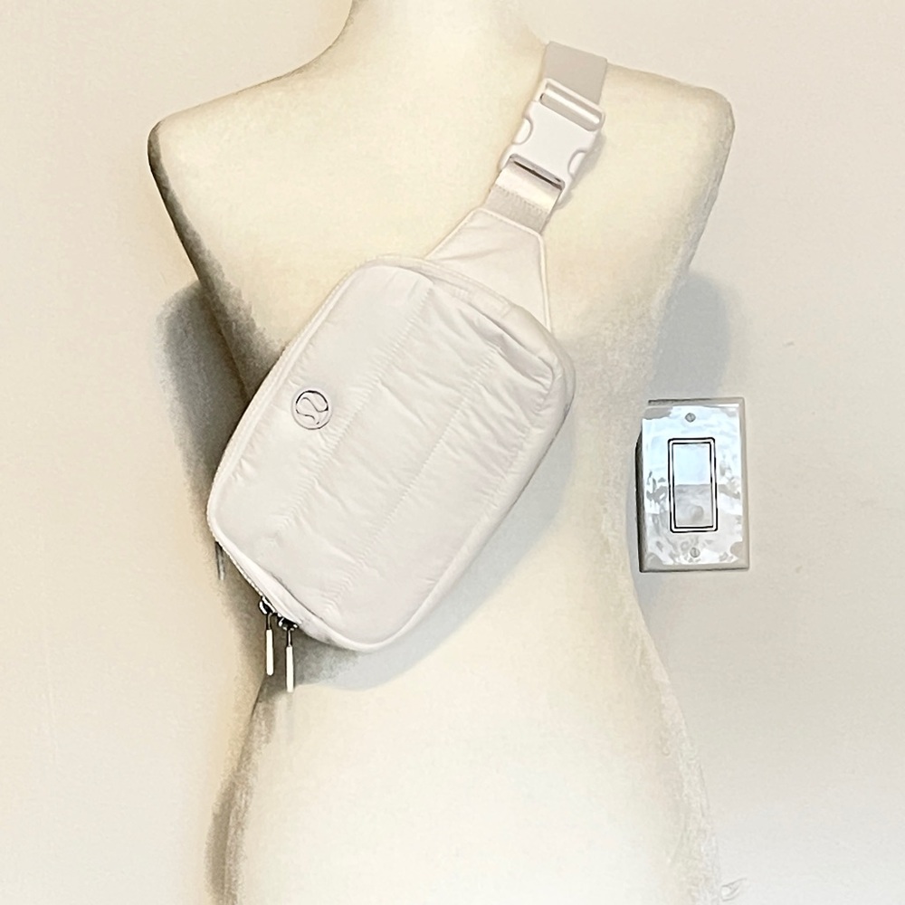 Lululemon White Crossbody Bag 2L